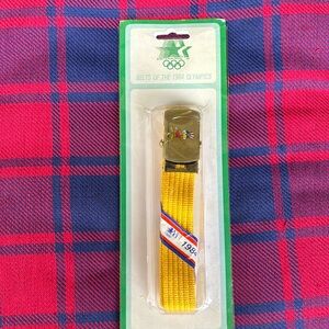 New Vintage 1984 Olympics Belt